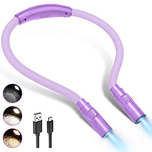 LUXJET Reading Light on Sale at UPZLZD-Direct via Amazon LUXJET Adjustable Bendable Neck Reading Light