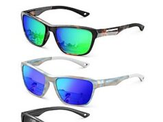 $8.49 – 3-Pack KALIYADI Men’s or Women’s UV400 Polarized Rectangular Sunglasses (Various) ($2.83 each) + Free Shipping w/ Prime or on $35+ KALIYADI 3-Pack Men's or Women's UV400 Polarized Rectangular Sunglasses