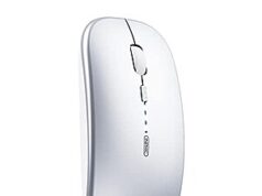 $8.49 – INPHIC Tri-Mode Slim Rechargeable Wireless Silent Mouse w/ Bluetooth (Silver) – + Free Shipping with Prime or on $35+ INPHIC Tri-Mode Slim Rechargeable Wireless Silent Mouse (Silver)