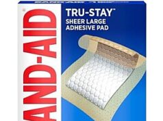 $2.18 – SnS, AC * | 10-Ct Band-Aid Tru-Stay Sheer Large Adhesive Pads at Amazon 10-Ct Band-Aid Tru-Stay Sheer Large Adhesive Pads in a pack