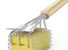 $14.99 – HOUSE AGAIN Bristle-Free BBQ Grill Brush & Scraper w/ 18″ Heat-Resistant Handle – + Free Shipping w/ Prime or on $35+ house again bristlefree bbq product image
