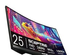 $107.97 – Sceptre Curved Gaming Monitor with Built-In Speakers on Sale at Amazon Sceptre Curved Gaming Monitor with Built-In Speakers