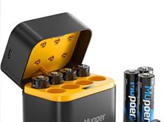 $15.00 – 8-Pack Mupoer 1.5V AA Lithium Rechargeable Batteries w/ Holder $15 @ Amazon Mupoer 1.5V AA Lithium Rechargeable Batteries with holder