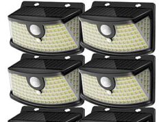 $11.39 – * | 6-Pk Aootek 120-LEDs Solar Motion Sensor IP65 Waterproof Lights at Amazon Aootek 120-LED Solar Motion Sensor IP65 Waterproof Lights