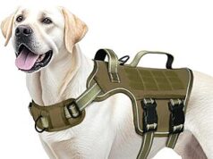 $9.99 – RunFido Tactical No-Pull Dog Harness w/ MOLLE System & Reflective Strips (Khaki, Large) + Free Shipping w/ Prime or on $35+ RunFido Tactical No-Pull Dog Harness w/ MOLLE System & Reflective Strips (Khaki, Large) + Free Ship