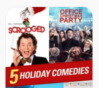 $9.99 – Sale for 5 Holiday Comedies 5 Holiday Comedies on Apple TV Sale