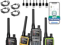 $34.99 – 4-Pack Baofeng UV-5R Mini Dual PTT Ham Radio Walkie Talkies w/ NOAA, 999CH & USB-C Charging on Sale for 4-Pack Baofeng UV-5R Mini Ham Radio Walkie Talkies