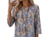 $4.99 – Totatuit Women’s 3/4 Sleeve Crew Neck Floral Tunic Top (various) – + Free Shipping w/ Prime or on $35+ Totatuit Women's 3/4 Sleeve Crew Neck Floral Tunic Top