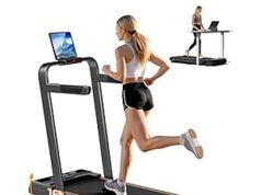 $129.99 – 3-in-1 CURSOR FITNESS Under Desk Walking Pad Treadmill w/ Handles & 16% Manual Incline at Record Low Price on Amazon 3-in-1 CURSOR FITNESS Under Desk Treadmill with Handles