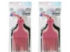 $2.22 – (2 pack) Conair Lift & Define Detangling Hair Pick Combs, 3-Pack with Small, Medium, Large 2 pack Conair Lift & Define Detangling Hair Pick Combs in fun colors