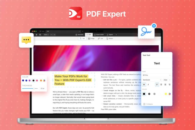 PDF Expert lifetime subscription offer on Apple Store