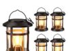 $27.99 – 4-Pack BONLION Hanging Solar Lanterns Outdoor LED Lights (Warm White) + Free Shipping w/ Prime or on $35+ 4-Pack BONLION Hanging Solar Lanterns Outdoor LED Lights in warm white
