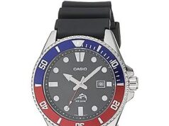 $53.97 – * | 44mm Casio MDV106B Watch w/ Stainless Steel Case & Resin Band at Amazon 44mm Casio MDV106B Watch with stainless steel case and resin band