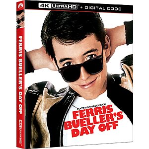 Amazon Deal: Ferris Bueller's Day Off 4K UHD & Digital Code Ferris Bueller's Day Off 4K UHD & Digital Code