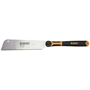 DeWalt 10-Inch Pull Saw Deal 10-Inch DeWalt Pull Saw, Single Edge, Flush Cut