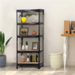 $29.08 – 5-Tier Alden Design Boltless Adjustable Steel Storage Shelf Unit (Black) – Lowest Price Ever at Walmart with Free Shipping