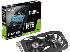$148.40 – Resale, AC | ASUS Dual GeForce RTX 3050 6GB GDDR6 OC Edition Gaming Graphics Card (Used – Like New) at Amazon resale 14840 asus dual product image