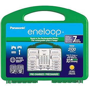 Eneloop Panasonic K-KJ17MC124A Super Power Pack with batteries
