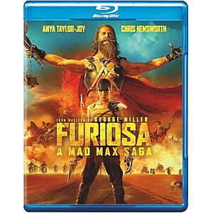 $8.99 – | Furiosa: A Mad Max Saga (Blu-ray + Digital HD) at Amazon