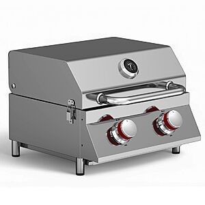 GasOne Portable Propane Grill on table