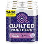 $20.33 – S&S Clip Q Quilted Northern Toilet Paper, Ultra Plush, 24 Mega Rolls, Bath Tissue