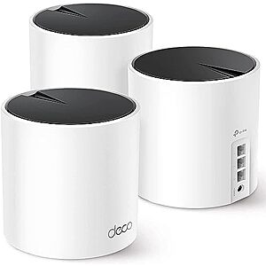 $74.99 – Resale * | 3-Pack TP-Link Deco AX3000 WiFi 6 Mesh System (Deco X55) (Used – Like New) at Amazon