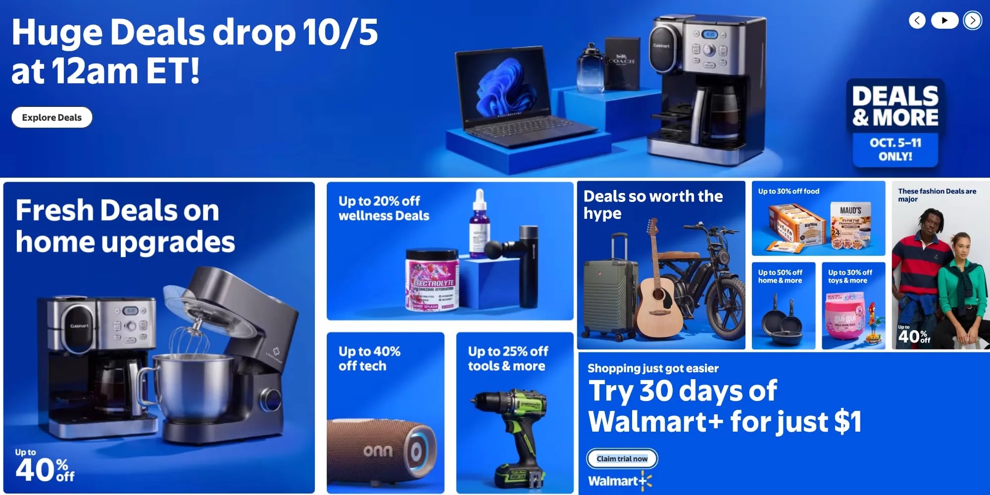 Walmart Fall Deals logo