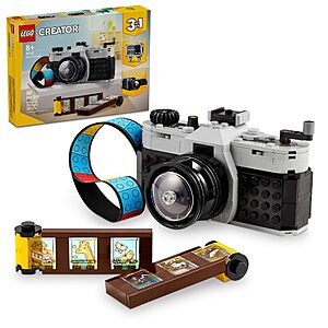 $15.99 – 261-Pc LEGO Creator 3 in 1 Retro Camera Building Set  + Free Shipping w/ Prime or on $35+