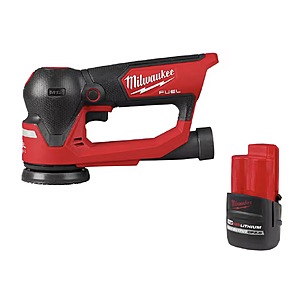 $164.00 – Milwaukee M12 FUEL 3″ Brushless Cordless Random Orbital Detail Sander w/ 2.5Ah Battery – Lowest Price Ever at Home Depot