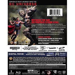 $12.99 – DCU: Death of Superman (4K Ultra HD + Blu-ray) – Lowest Price Ever at Amazon
