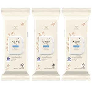 $3.38 – SnS, AC * | 3-Pk 64-Ct Aveeno Baby Sensitive All Over Wipes w/ Oat Extract & Aloe at Amazon