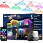 $19.99 – 100′ RGBIC Outdoor Eave Lights w/ 72 LEDs & App Control – Lowest Price Ever at Amazon