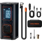 $37.00 – 150PSI 45LPM WOLFBOX Heavy Duty Dual Cylinder Portable Tire Inflator – Best Price Ever at Amazon with Coupon Code