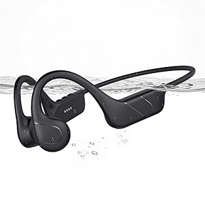$39.99 – CXK Bone Conduction Headphones IPX8 Waterproof Bluetooth 6.0 Swim Headphone at Record Low Price on Amazon