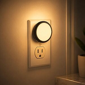 2-Pack Roche Jaune LED Night Lights