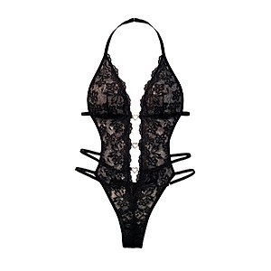Avidlove Women's Lingerie Lace One-Piece Bodysuit