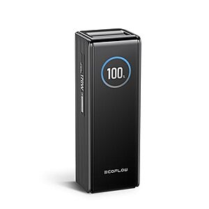 $49.99 – * | EF ECOFLOW Laptop Power Bank, 25,000mAh 170W Portable Charger at Amazon