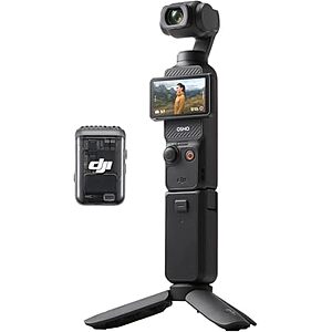 $495.00 – $495* | DJI Osmo Pocket 3 Creator Combo Vlogging Camera w/ 1” CMOS & 4K/120fps at Amazon