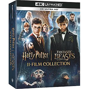 $89.49 – Harry Potter and Fantastic Beasts 11-Film Collection (4K Ultra HD) Now at Record Low Price on Amazon