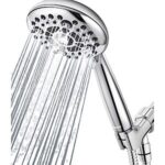 $9.99 – 5″ DAKINGS 6-Mode High Pressure Handheld Showerhead Set w/ 60″ Stainless Steel Hose –  + Free Shipping w/ Prime or on $35+