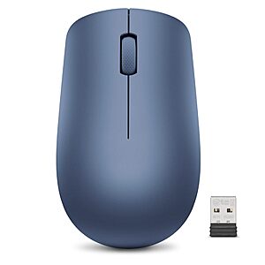 $10.00 – Lenovo 530 2.4 GHz Wireless Mouse (Abyss Blue) – $10 + Free Shipping w/ Prime or on orders over $35