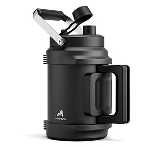 $17.99 – 64-Oz Powcan Insulated Stainless Steel Water Bottle w/ Straw & Spout Lid (Midnight)  + Free Shipping