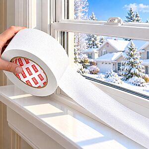 SWRT 2" x 90' White Window Weather Sealing Tape