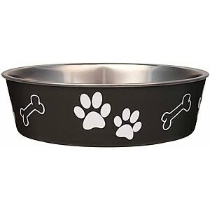 $6.99 – * | 72-Oz Loving Pets Bella Dog Bowl (X-Large 65-100lbs, Espresso) at Amazon