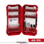$14.22 – 40-Pc Milwaukee SHOCKWAVE Impact Duty Alloy Steel Drill Bit Set Now  + Free S&H at Home Depot