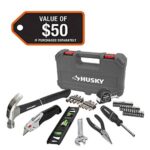 $29.88 – Husky 52-Piece Homeowner’s Tool Kit