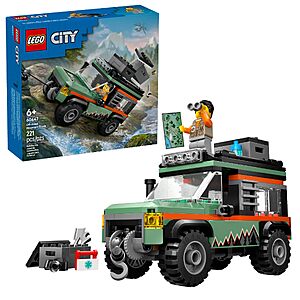 $11.92 – LEGO City Off-Road 4×4 Mountain Truck Toy – Building Toy Set (60447) at Record Low Price on Amazon