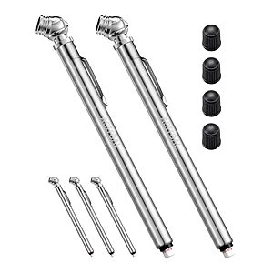 $2.50 – 2-Pk AstroAI 75PSI Air Pencil Tire Pressure Gauge (Stainless Steel)  + Free Shipping w/ Prime or on $35+