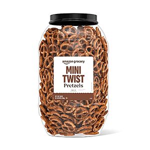 $5.20 – 40-Oz Happy Belly Mini Twist Pretzels  w/ S&S + Free Shipping w/ Prime or on $35+