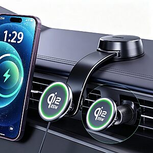 $19.99 – Tuorl Qi2.2 25W for MagSafe Wireless Car Charger Mount – AC